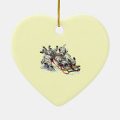 Dalmatische pups keramisch ornament (Achterkant)