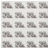 Dalmatische pups stof (Swatch)