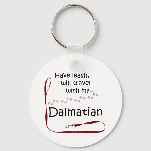 Dalmatische reisleiband - Sleutelhanger (Voorkant)