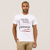 Dalmatische reisleiband t-shirt (Voorkant volledig)