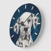 Dalmatische ronde-wandklok grote klok (Hoek)