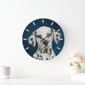Dalmatische ronde-wandklok grote klok (Huis)