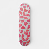 Dalmatische roze en witte afdrukken persoonlijk skateboard (Voorkant)