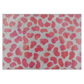 Dalmatische roze en witte afdrukken snijplank (Voorkant)