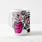Dalmatische schat koffiemok (Voorkant links)