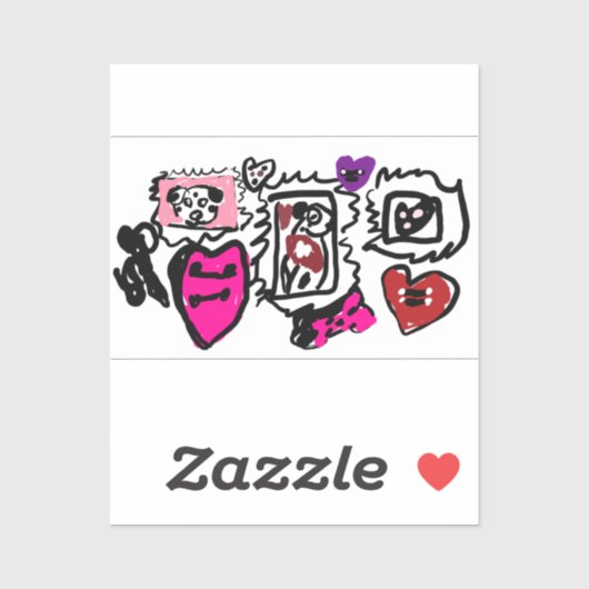 Dalmatische schat sticker (Vel)
