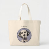 Dalmatische schilderij gespot Schattigee originele Grote Tote Bag (Voorkant)