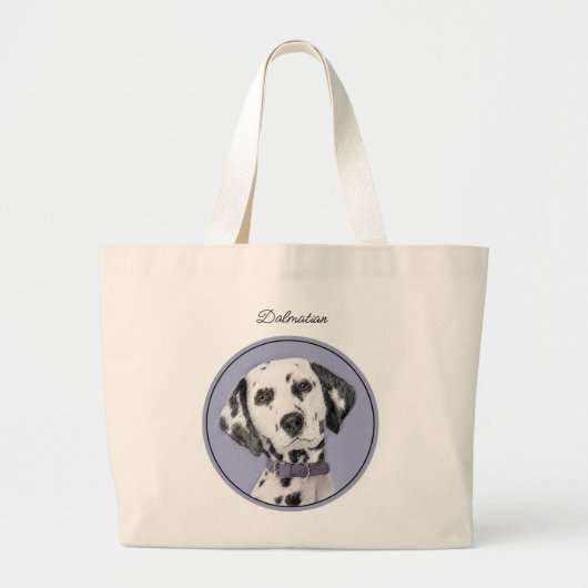 Dalmatische schilderij gespot Schattigee originele Grote Tote Bag (Voorkant)