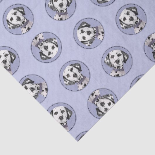 Dalmatische schilderij gespot Schattigee originele Tissuepapier (Detail)