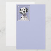 Dalmatische schilderijen - Kute Original Dog Art (Voorkant / Achterkant)