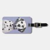Dalmatische schilderijen - Kute Original Dog Art Bagagelabel (Voorkant horizontaal)