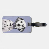 Dalmatische schilderijen - Kute Original Dog Art Bagagelabel (Achterkant horizontaal)