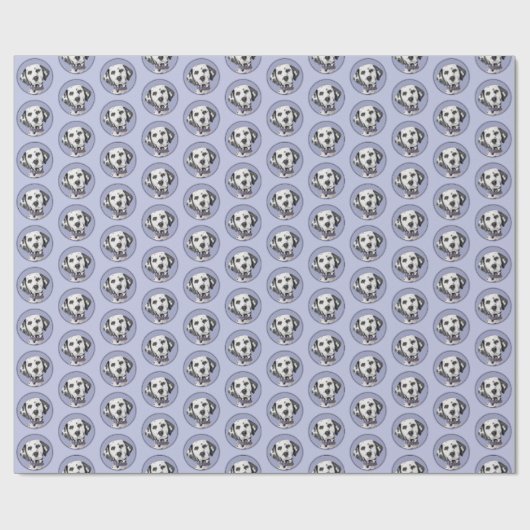 Dalmatische schilderijen - Kute Original Dog Art Cadeaupapier (Vlak)