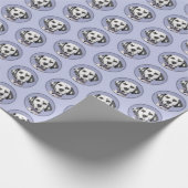 Dalmatische schilderijen - Kute Original Dog Art Cadeaupapier (Hoek)