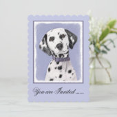 Dalmatische schilderijen - Kute Original Dog Art Kaart (Staand voorkant)