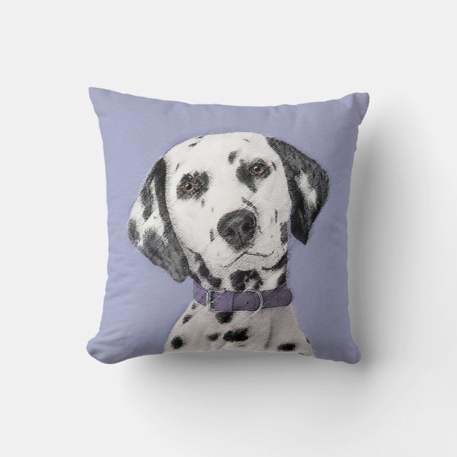 Dalmatische schilderijen - Kute Original Dog Art Kussen (Voorkant)
