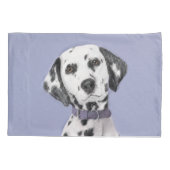 Dalmatische schilderijen - Kute Original Dog Art Kussensloop (Achterkant)