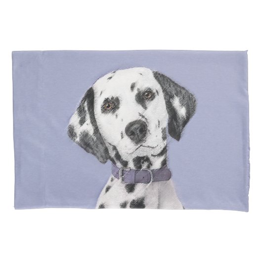 Dalmatische schilderijen - Kute Original Dog Art Kussensloop (Voorkant)