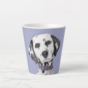 Dalmatische schilderijen - Kute Original Dog Art Latte Mok