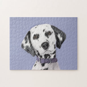 Dalmatische schilderijen - Kute Original Dog Art Legpuzzel