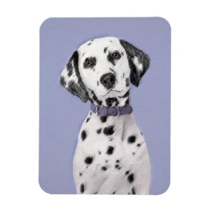 Dalmatische schilderijen - Kute Original Dog Art Magneet