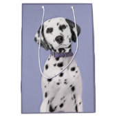 Dalmatische schilderijen - Kute Original Dog Art Medium Cadeauzakje (Voorkant)