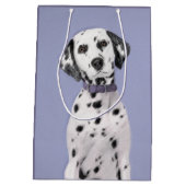 Dalmatische schilderijen - Kute Original Dog Art Medium Cadeauzakje (Achterkant)