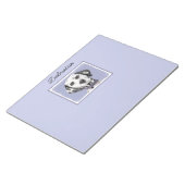 Dalmatische schilderijen - Kute Original Dog Art Notitieblok (Schuin)