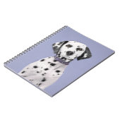 Dalmatische schilderijen - Kute Original Dog Art Notitieboek (Linkerzijde)