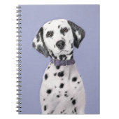 Dalmatische schilderijen - Kute Original Dog Art Notitieboek (Voorkant)
