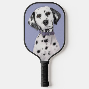 Dalmatische schilderijen - Kute Original Dog Art Pickleball Paddle