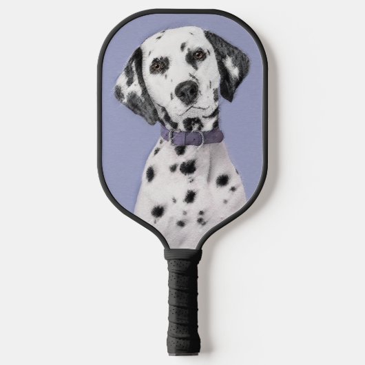 Dalmatische schilderijen - Kute Original Dog Art Pickleball Paddle (Voorkant)