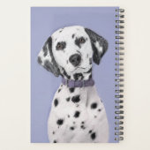 Dalmatische schilderijen - Kute Original Dog Art Planner (Achterkant)