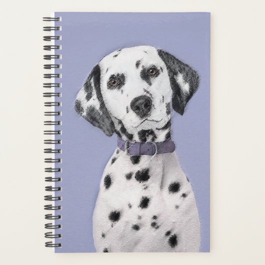 Dalmatische schilderijen - Kute Original Dog Art Planner (Voorkant)