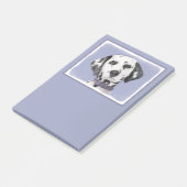 Dalmatische schilderijen - Kute Original Dog Art Post-it® Notes (Schuin)
