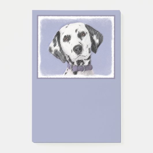 Dalmatische schilderijen - Kute Original Dog Art Post-it® Notes (Voorkant)