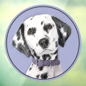 Dalmatische schilderijen - Kute Original Dog Art Raamsticker (Vel 3)