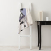 Dalmatische schilderijen - Kute Original Dog Art Sherpa Deken (In situ)