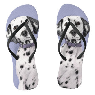 Dalmatische schilderijen - Kute Original Dog Art Teenslippers