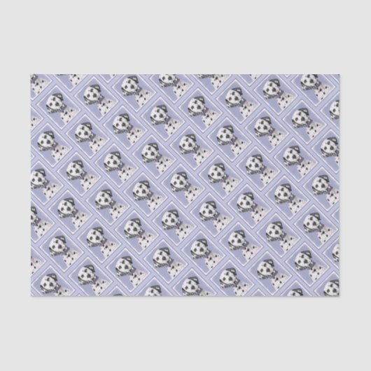 Dalmatische schilderijen - Kute Original Dog Art Tissuepapier (Voorkant)
