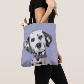 Dalmatische schilderijen - Kute Original Dog Art Tote Bag (Dichtbij)