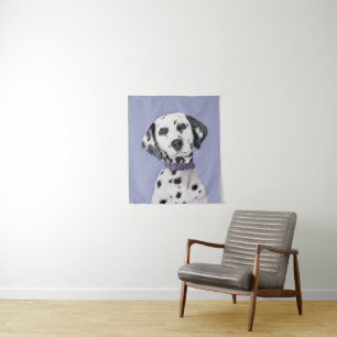 Dalmatische schilderijen - Kute Original Dog Art Wandkleed