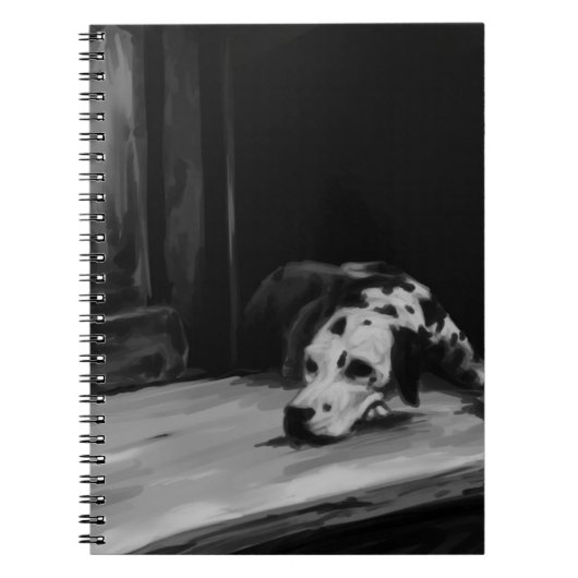 Dalmatische schilderlaptop notitieboek (Voorkant)