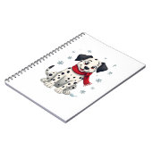 Dalmatische Sneeuw Fun Notitieboek (Linkerzijde)