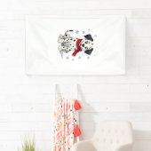 Dalmatische Sneeuw Fun Spandoek (Insitu)