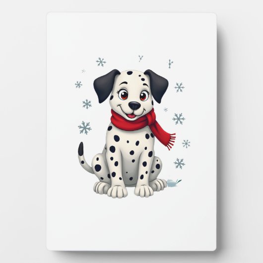 Dalmatische Sneeuw Pret Fotoplaat (voorkant)