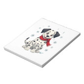 Dalmatische Sneeuw Pret Notitieblok (Linkerzijde)