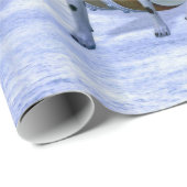  Dalmatische Sneeuwkerst Cadeaupapier (Rol Hoek)