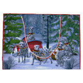  Dalmatische Sneeuwkerst Groot Cadeauzakje (Achterkant)