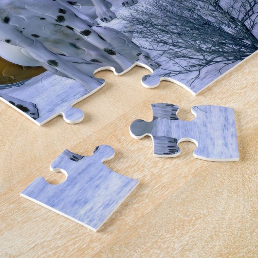  Dalmatische Sneeuwkerst Legpuzzel (Zijkant)